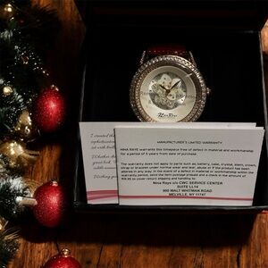 Silver and Brown Women's Watch